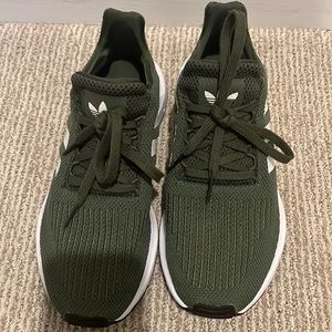 Adidas green sneakers